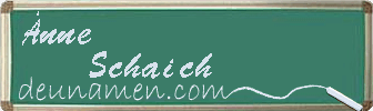 Änne Schaich Visitenkarte